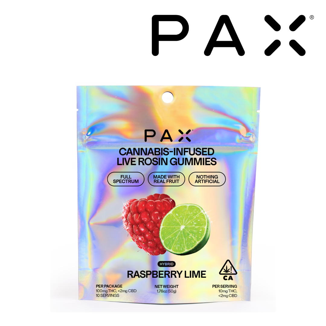 Raspberry Lime Rosin Gummies - 10pk | Ozone Park, NY Dispensary