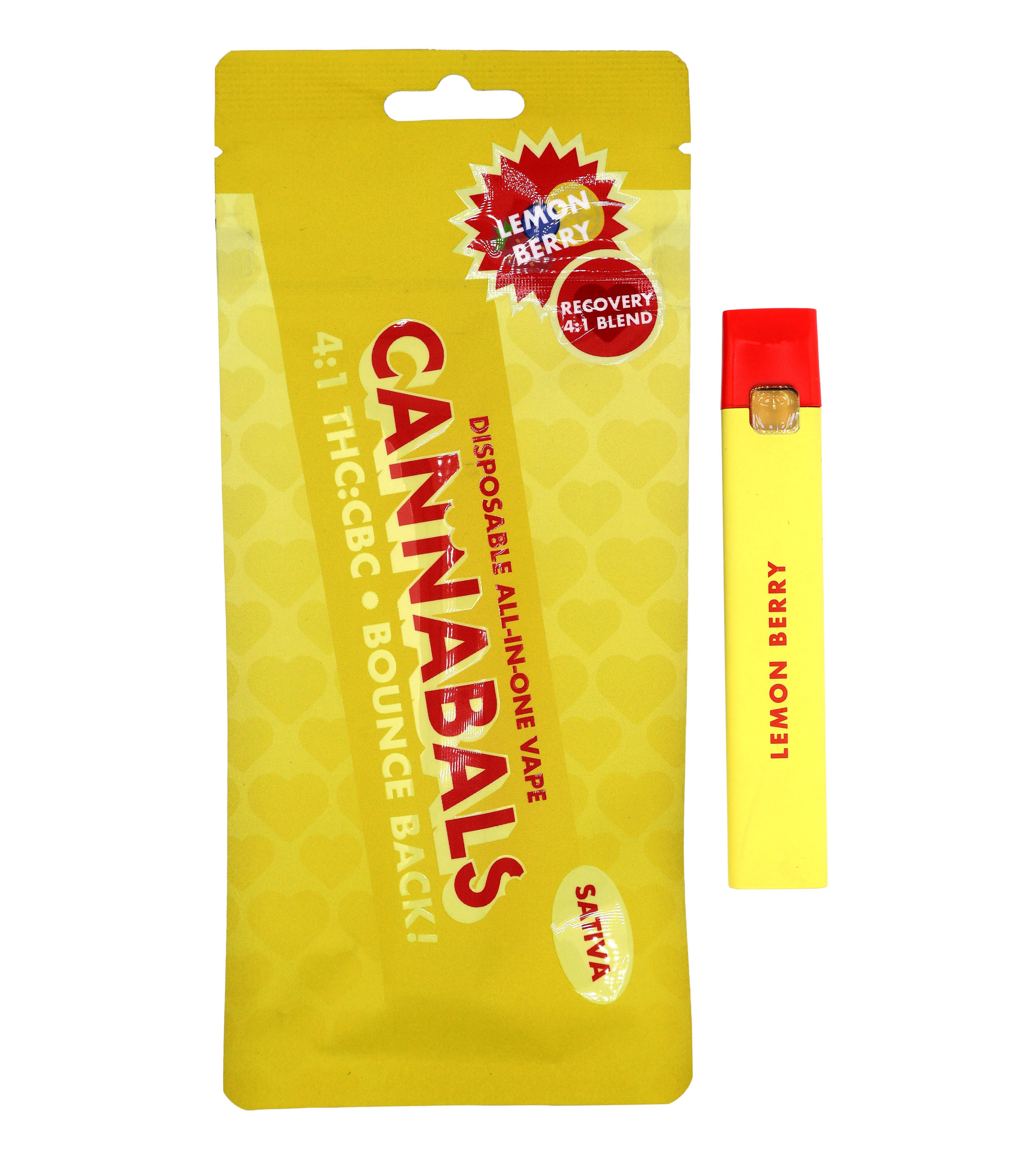 Cannabals | Lemon Berry | 1g AIO | Recovery