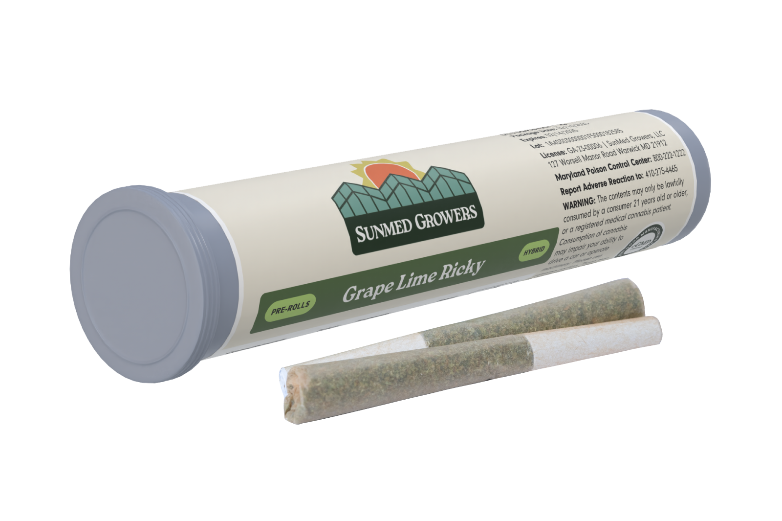 SunMed | Grape Lime Ricky | Pre-Rolls [0.5g] 2pk
