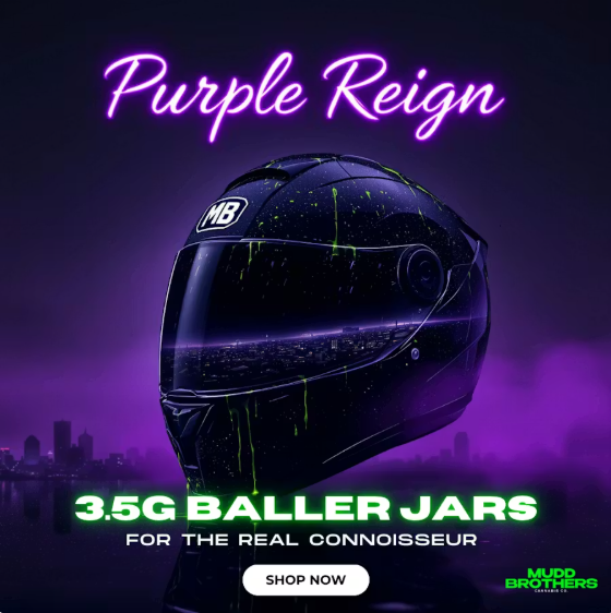 Haze X Mudd Brothers Purple Reign | Live Rosin Badder | Baller Jar