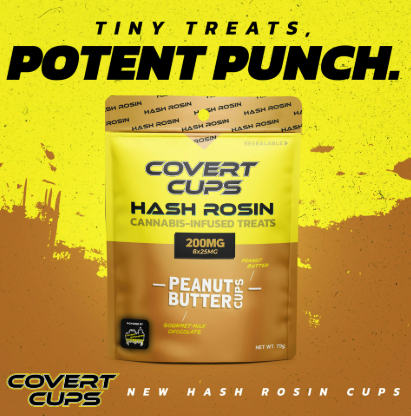 Covert Cups - Peanut Butter - 200mg Hash Rosin