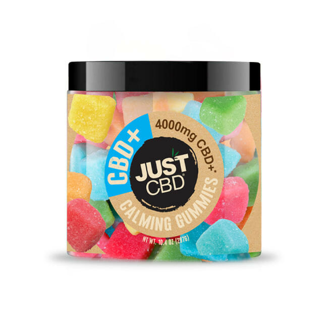 Just CBD Plus Calming 4000mg Gummies Cubes