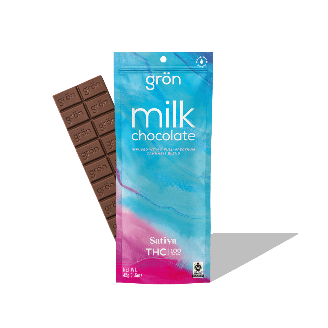 THC Milk Chocolate High-Dose Mini Bar (100mg)