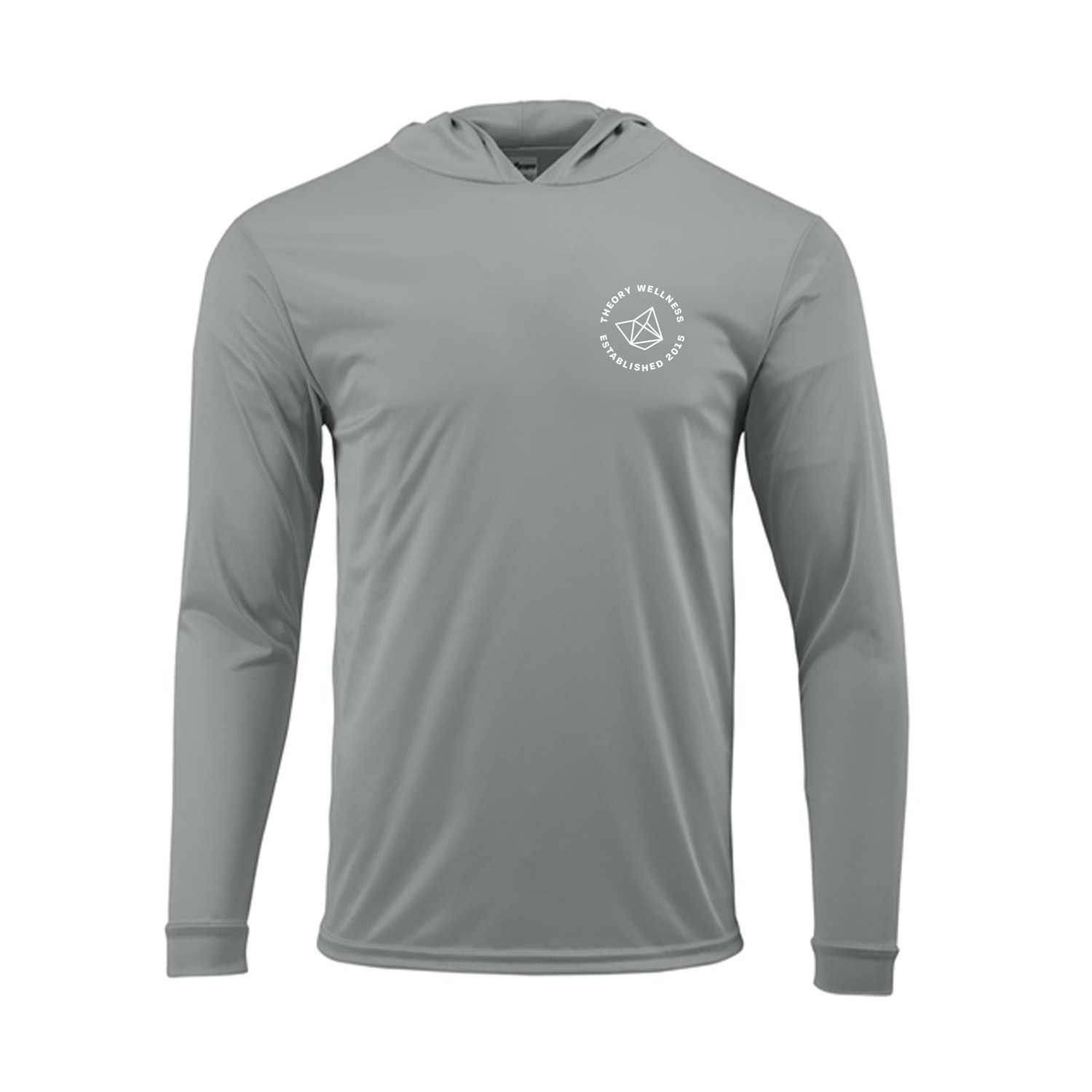 Grey Hooded Long Sleeve L