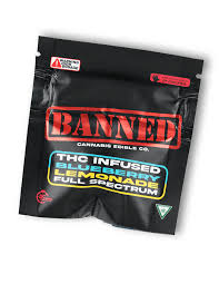 Banned Blueberry Lemonade Single with Nerds Gummy 200mg