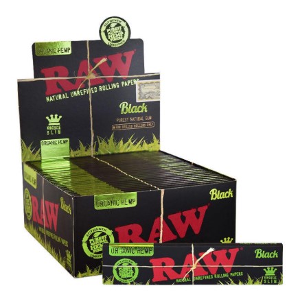 Slope Raw Organic Hemp Black King Size