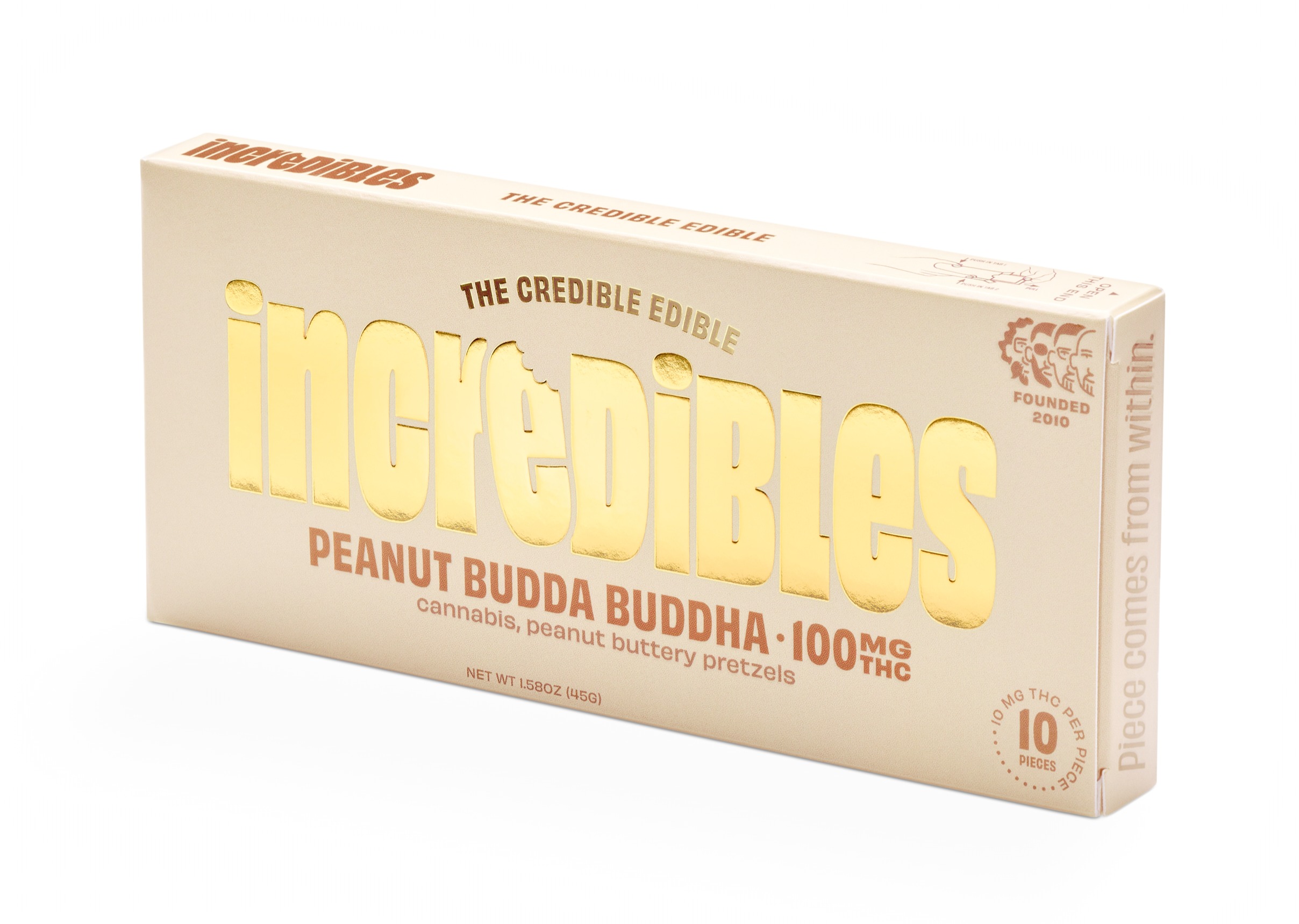 Chocolate | Peanut Budda Buddha Bar | 20 pack | 100mg THC