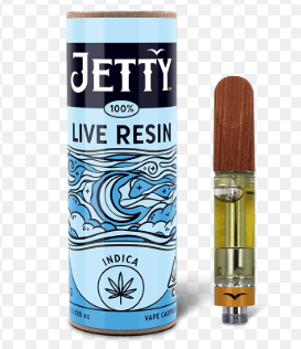 Jetty Oasis Octane Indica Live Resin Vape Cart