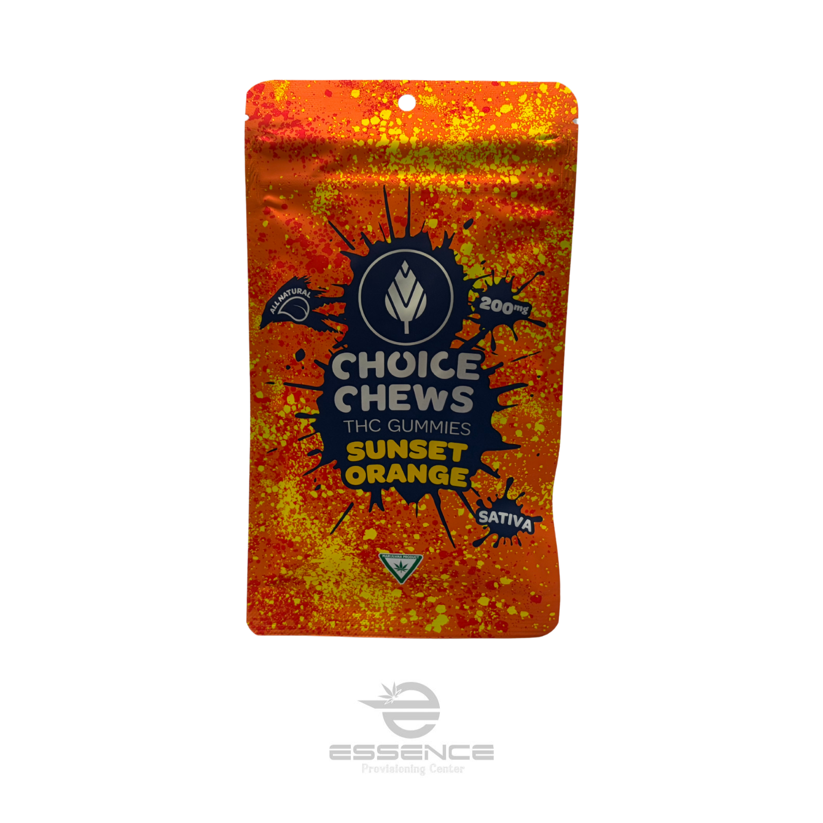 Choice - Sunset Orange 200mg Gummies (Sativa)