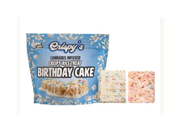 Crispys - Birthday Cake Bar - 100mg