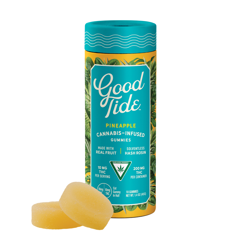 Live Rosin Gummies - Pineapple Sativa - 200mg THC