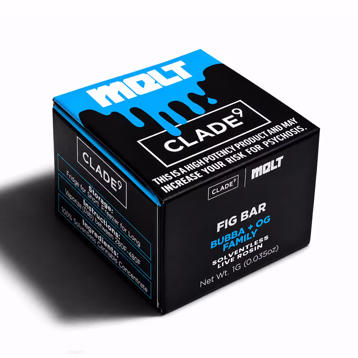 Melt x Clade 9 Concentrate 1g Live Rosin- Fig Bar
