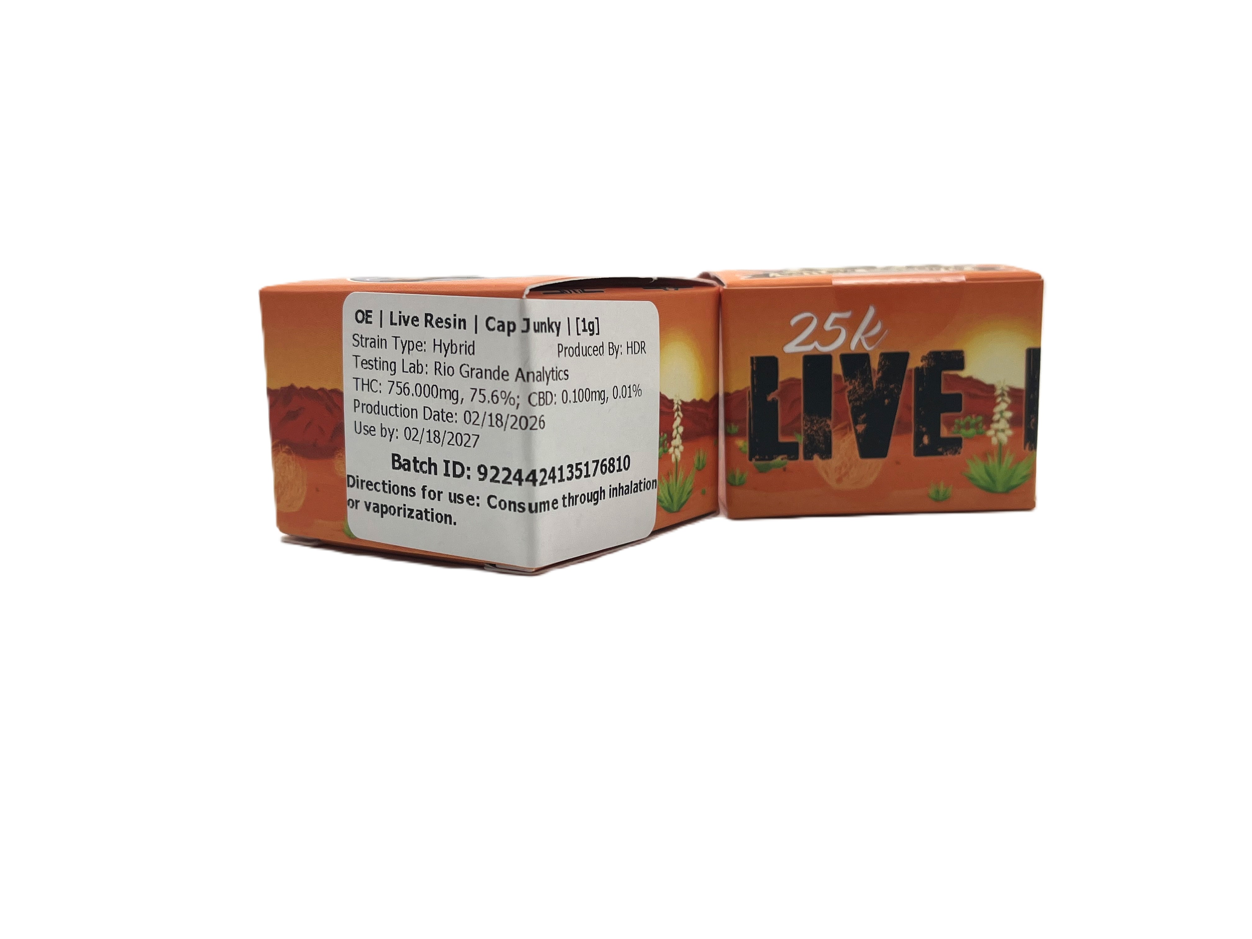 Cap Junky Live Resin | 1g