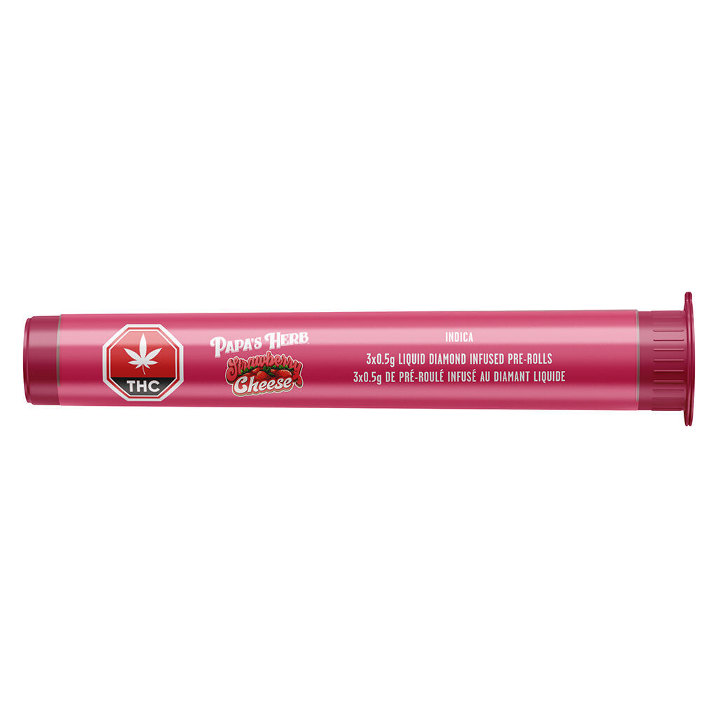 170 - Papa's Herb - Fruit Punch Kief Coated Diamond Infused Pre-Roll 3x0.5g