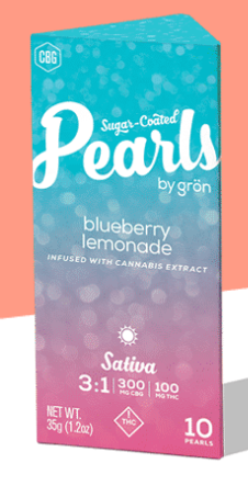 Blueberry Lemonade 3:1 CBG:THC: Pearls 10pk 100mg