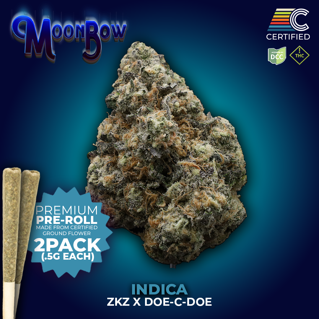 Cultivators | Moonbow (SSU) Pre Roll 2 Pack | 1g | Indica