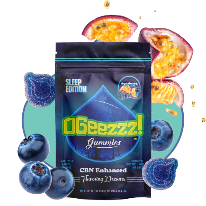 OGeez! Aquaberry Sleep 100mg 2:1 CBN