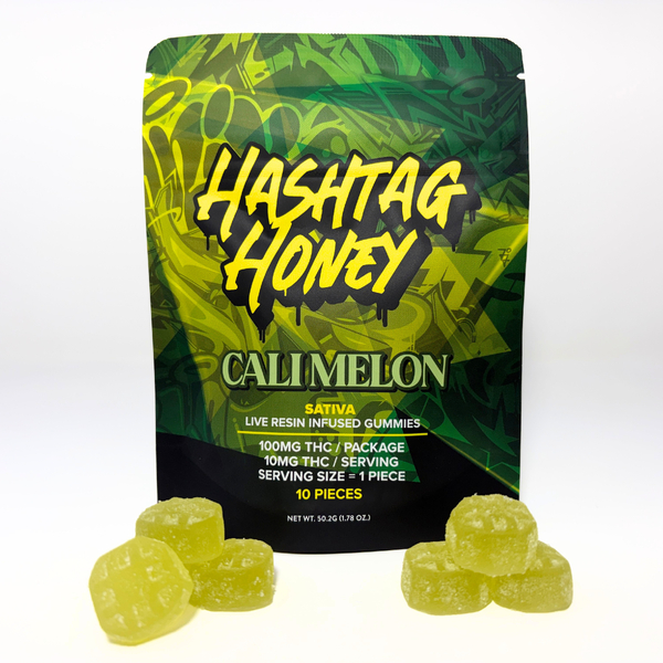 Hashtag Honey | Live Resin Gummies | Cali Melon