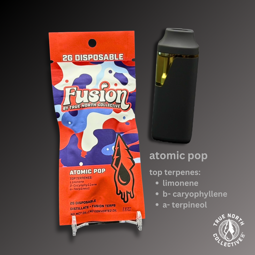 TRUE NORTH | ATOMIC POP | HYBRID | DISPOSABLE VAPE | 2G | REC