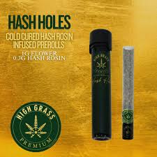 High Grass Preminum | Preroll | Apples & Bananas | Hash Rosin Infused  | 1.3G - Hybrid