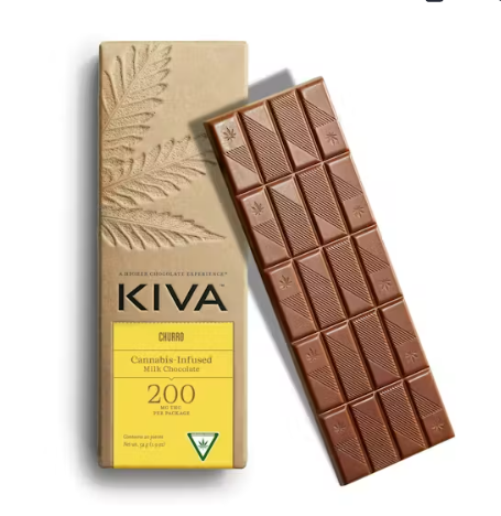 Kiva | Churro | Infused Chocolate Bar | 200mg | Hybrid