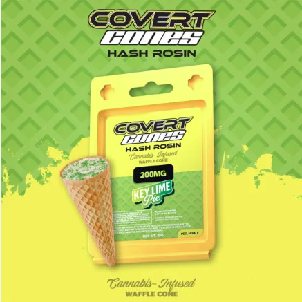 Covert Cups - 200mg Hash Rosin Cones Key Lime Pie