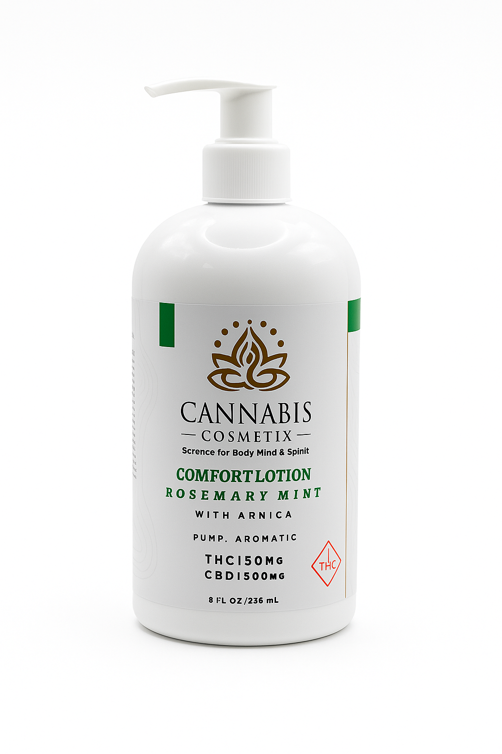 Cannabis Casmetix Rosemary & Mint Lotion | 500mg