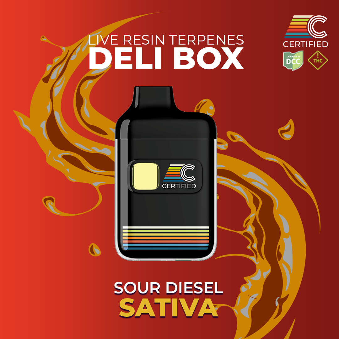 Sour Diesel Distillate Deli Box Disposable