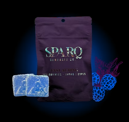 Sparq | Blue Raspberry Gummy product photo