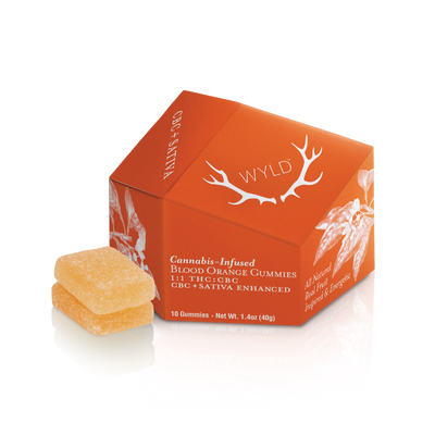 Blood Orange 1:1 CBC Sativa Enhanced Gummies
