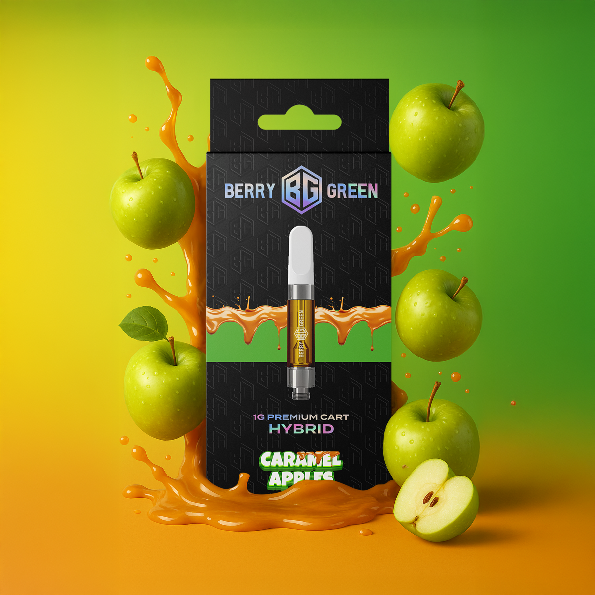 BERRY GREEN - CARAMEL APPLEZ - CART