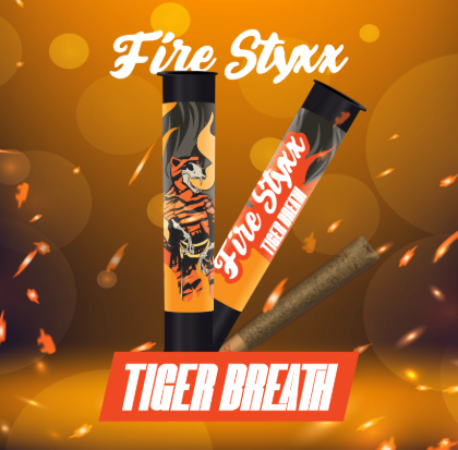 Fire Styxx - Infused Pre-roll 1g - Tiger Breath