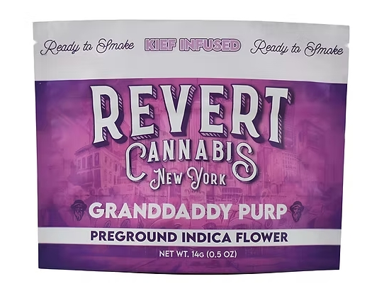 Revert | Kief Infused Ground Flower | Granddaddy Purp | 14g