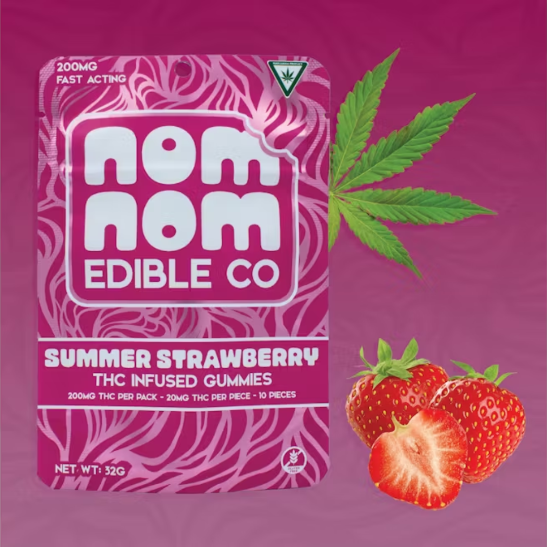 Nom Nom - 200MG Gummy - Summer Strawberry