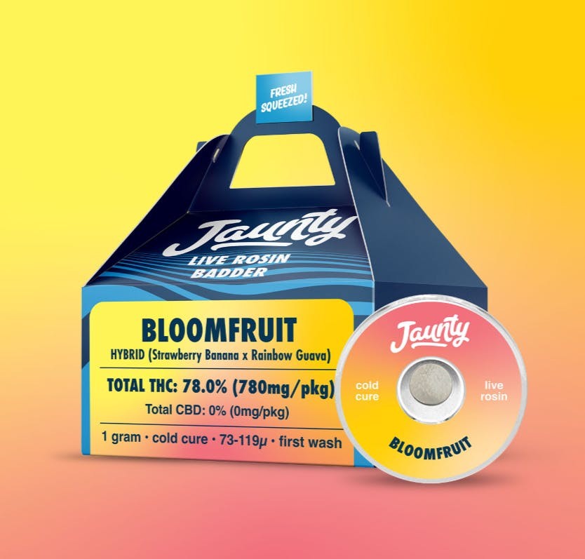 Jaunty | Bloomfruit | Live Rosin Badder 1g
