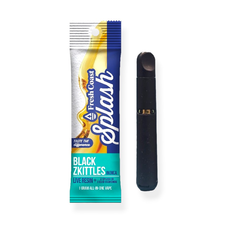 Fresh Coast - 1g Splash Live Resin Disposable Vape - Black Z