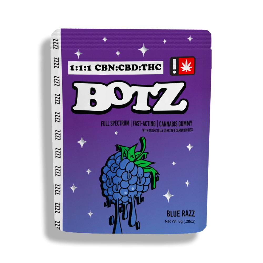 Botz | Gummy | 1:1:1 THC:CBD:CBN | Blue Razz