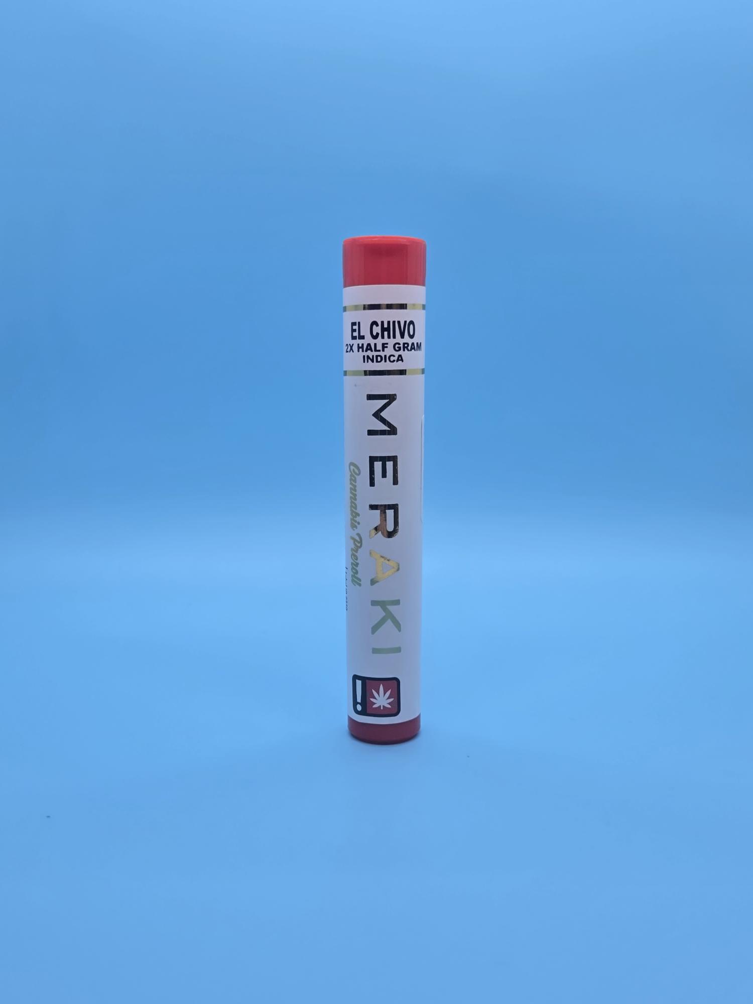 MERAKI - PREROLL - 0.5G x2- INDICA - EL CHIVO
