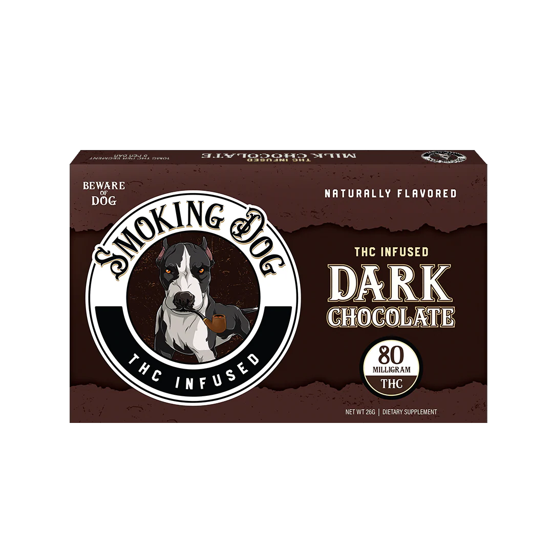 THC Chocolate Bar - 80 MG - Dark Chocolate