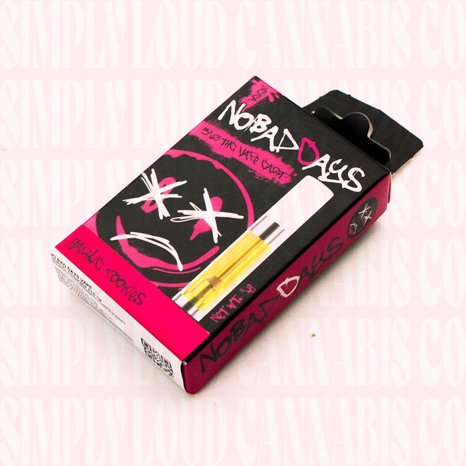 No Bad Days: Garlic Cookies Vape Cart