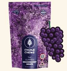 Choice Granddaddy Grape Edible Gummies 200mg