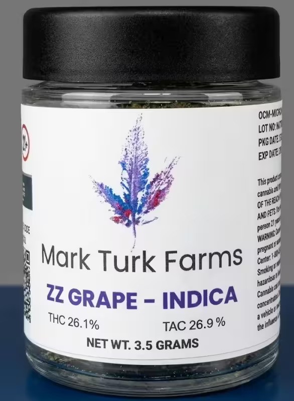 Mark Turk Farms | ZZ Grape | Flower | 3.5g
