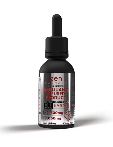 HYBRID FRESH MINT 10:1 | 500MG THC 50MG CBD | TINCTURE