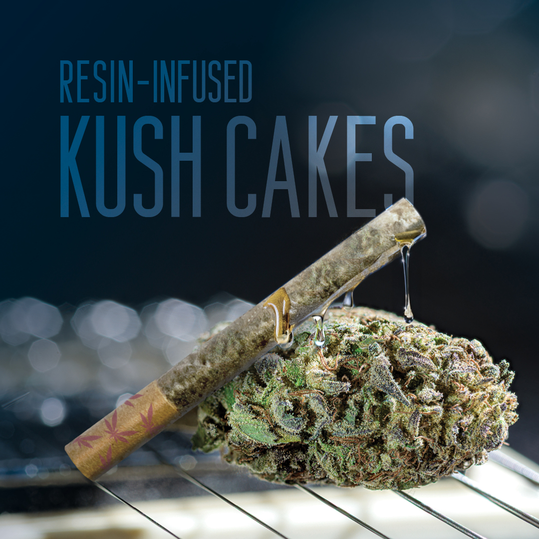 Kush Cake | 5-Pack (1g) Live Resin Infused Pre-Rolls