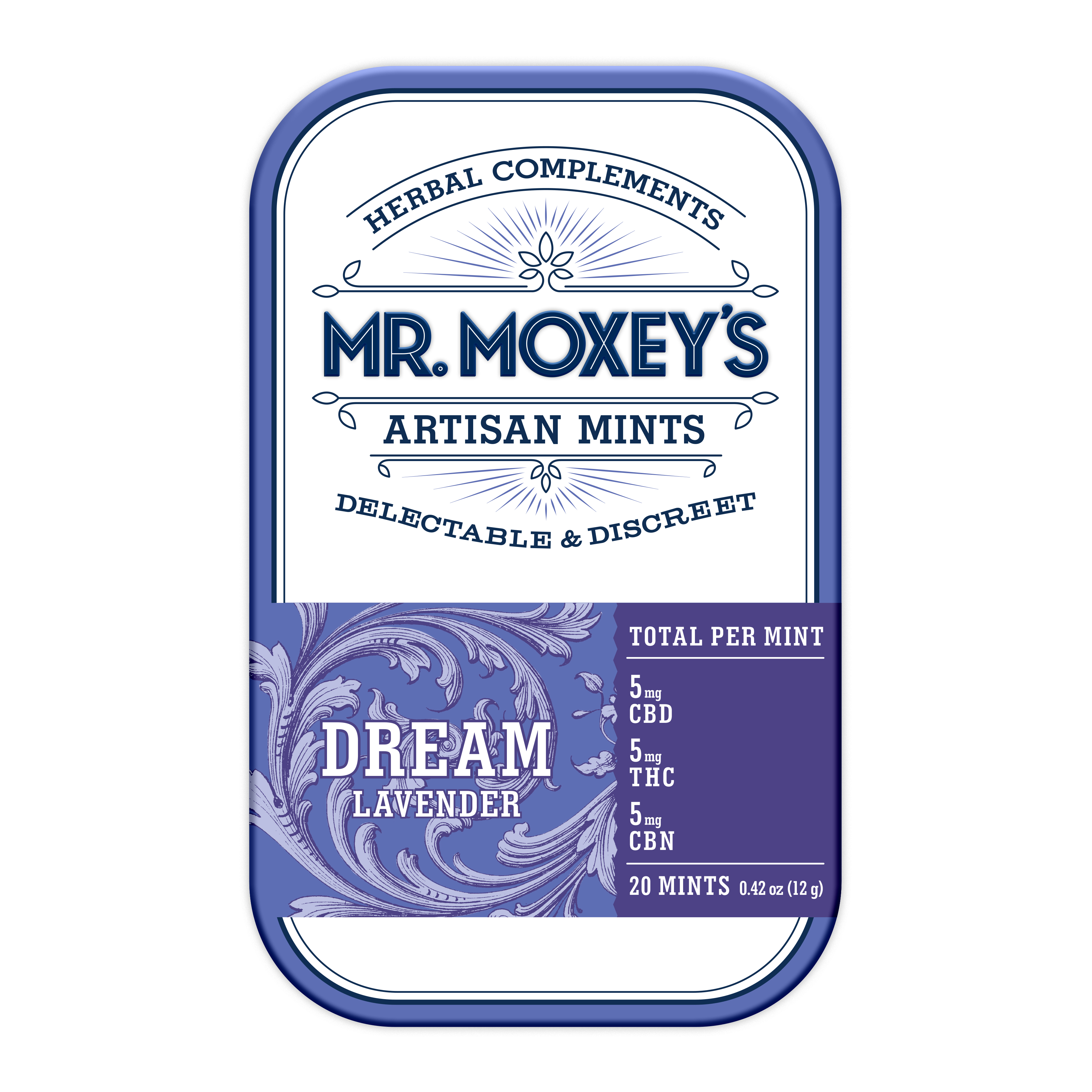 Cbn Lavender Mints Cbd/100mg Thc/100mg