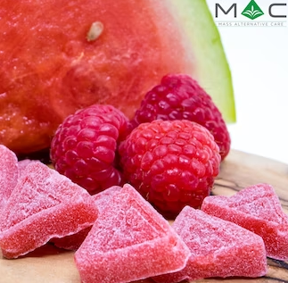 1:1 Raspberry Watermelon RSO Full Spectrum  Gummies | 20pk