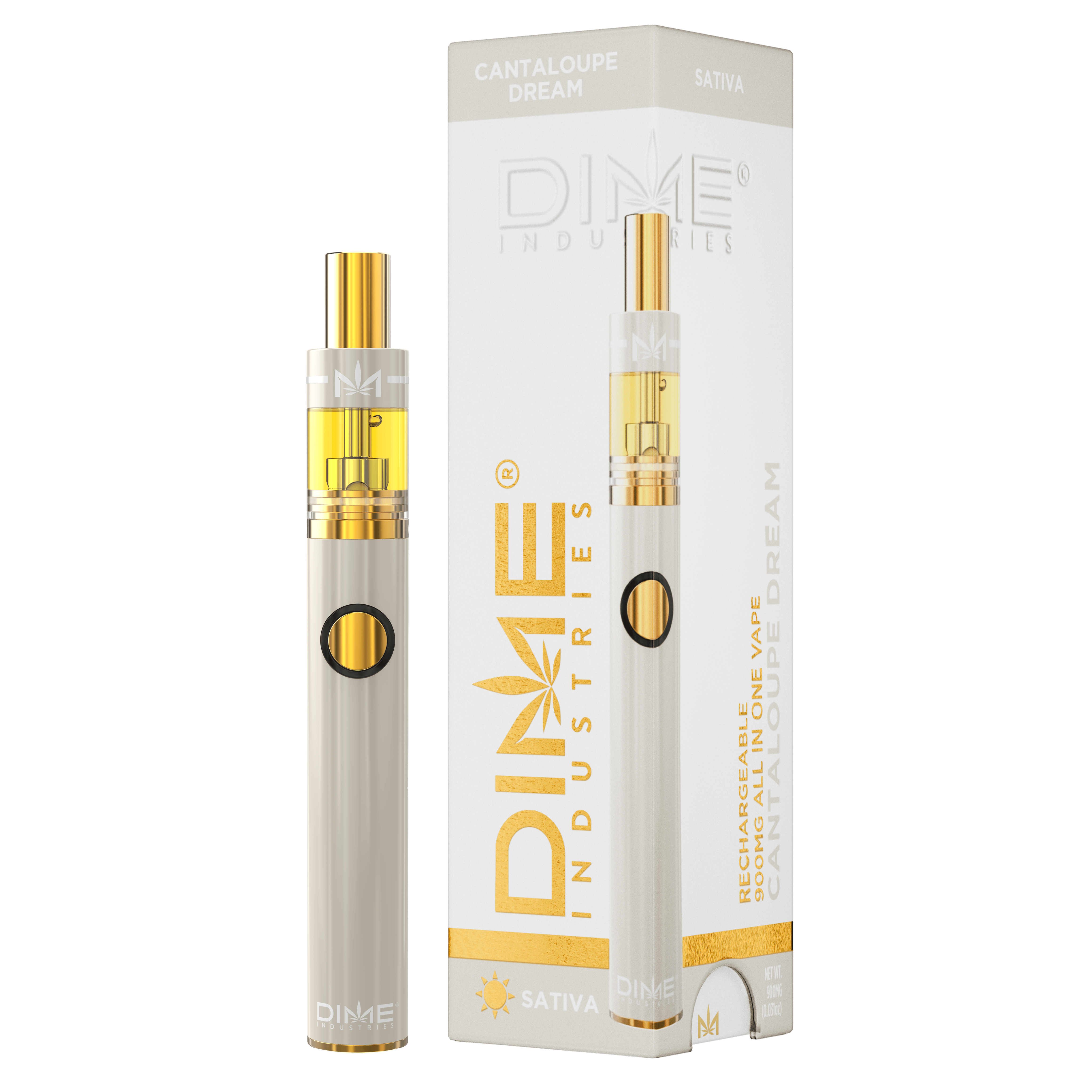 Disposable Vape Cart - Cantaloupe Dream - Dime - REC