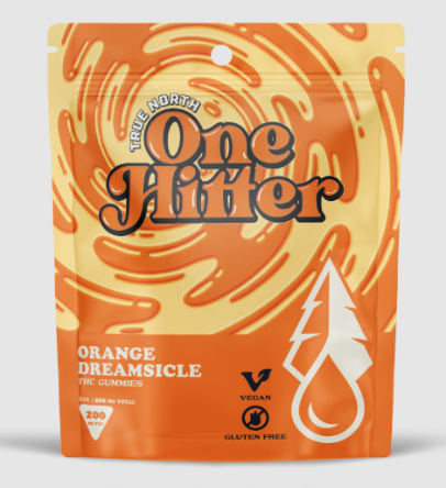 TRUE NORTH | 200MG ONE HITTER | ORANGE DREAMSICLE