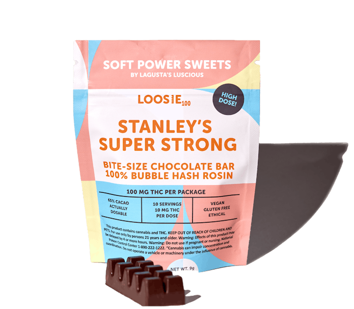 Stanleys Super Strong Bite Size Bubble Chocolate Bar