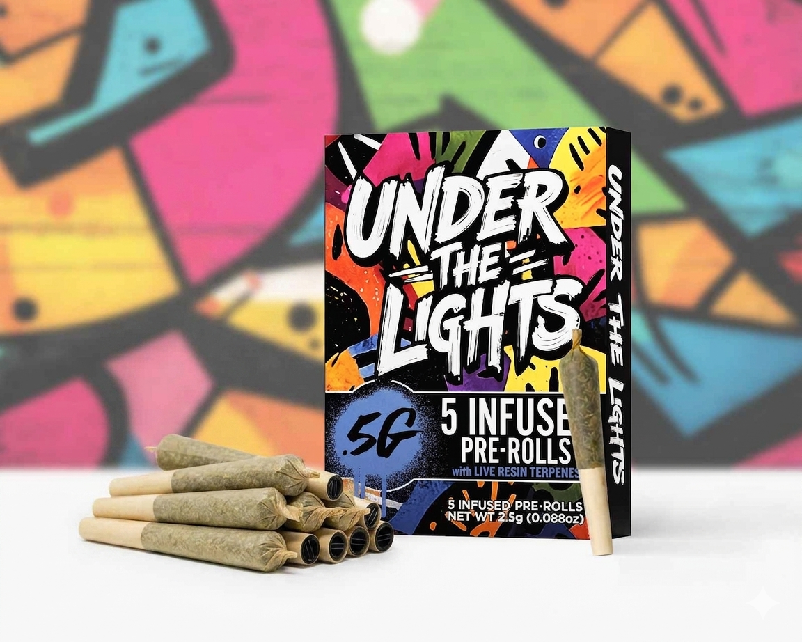 Under The Lights White Runtz x OG Kush .5g Infused Preroll 5pk